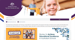 Desktop Screenshot of education.gov.au