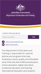 Mobile Screenshot of education.gov.au