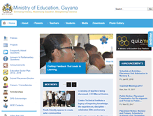 Tablet Screenshot of education.gov.gy