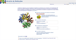Desktop Screenshot of librairiedemolecules.education.fr