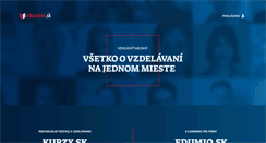 Desktop Screenshot of education.sk