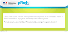 Tablet Screenshot of intranet.pleiade.education.fr